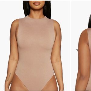 Naked Wardrobe The NW Sleeveless Bodysuit